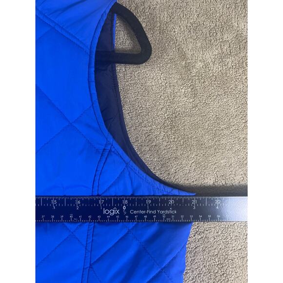 Lauren Ralph Lauren Women's Lightweight Quilted Vest in Royal Blue, Size L - Picture 4 of 11